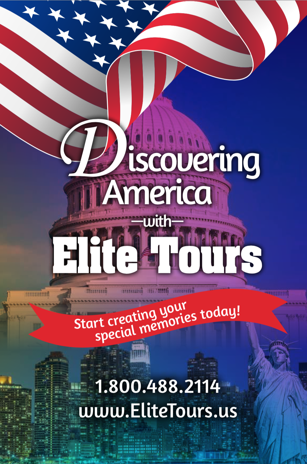 Elite Tours 2020 Catalog Cover